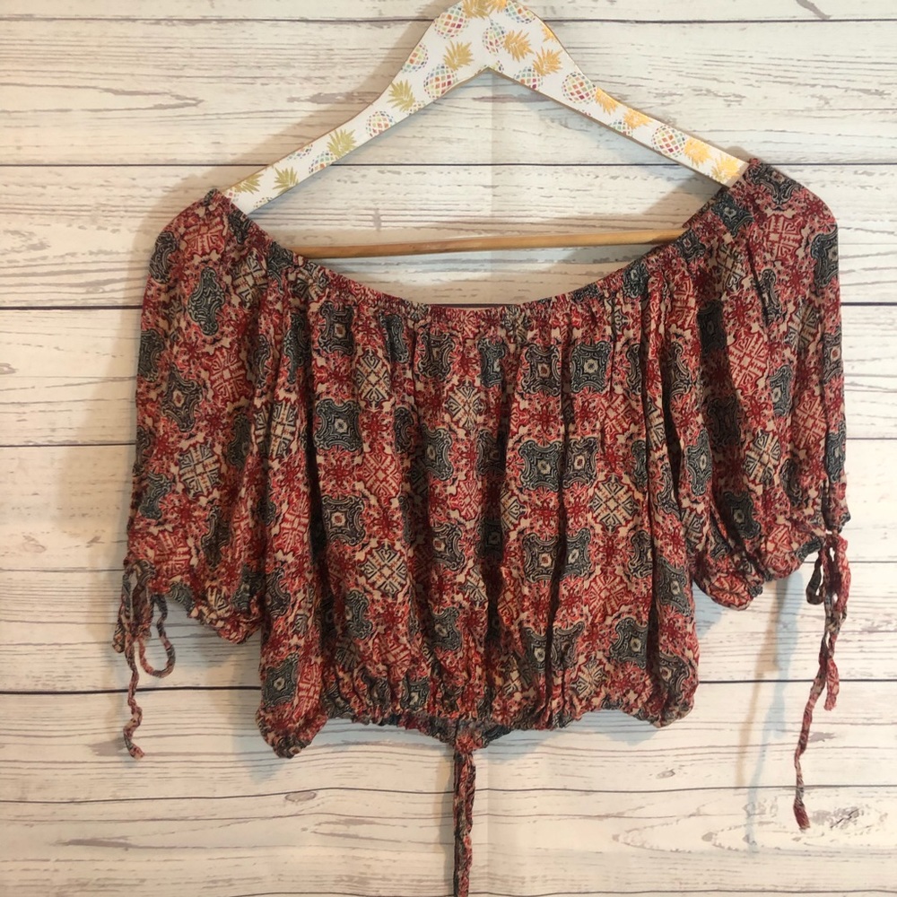 NWT Free People Electric Love Crop blouse top - Picture 3 of 6